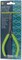 The Beadsmith Micro-Fine Bent Flat Nose Pliers, 5 inches (127mm) with Polished Steel Head, Green PVC Comfort Grip Handle with Double-Leaf Spring, Tool for Jewelry Making